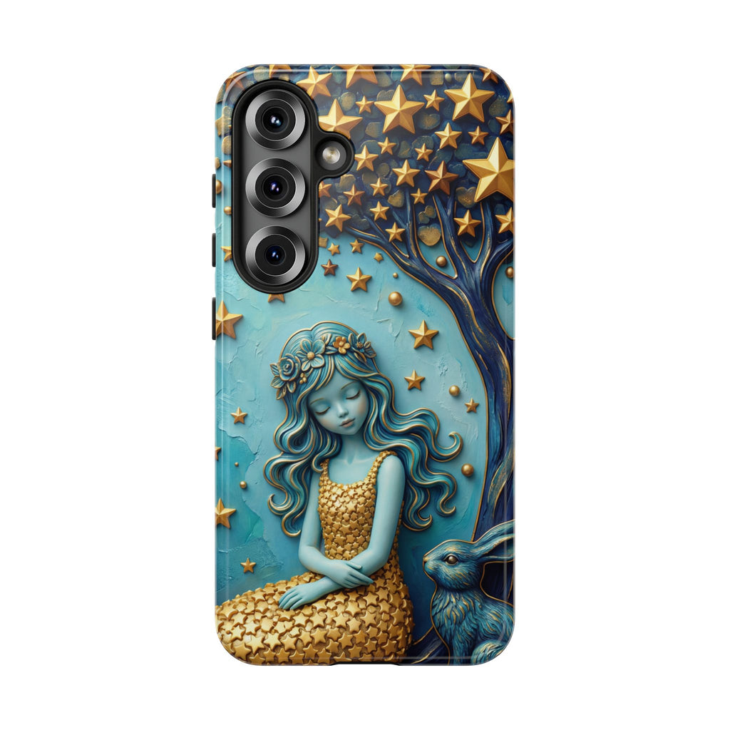 Dreamy Maiden & Star Tree Samsung Galaxy Phone Case