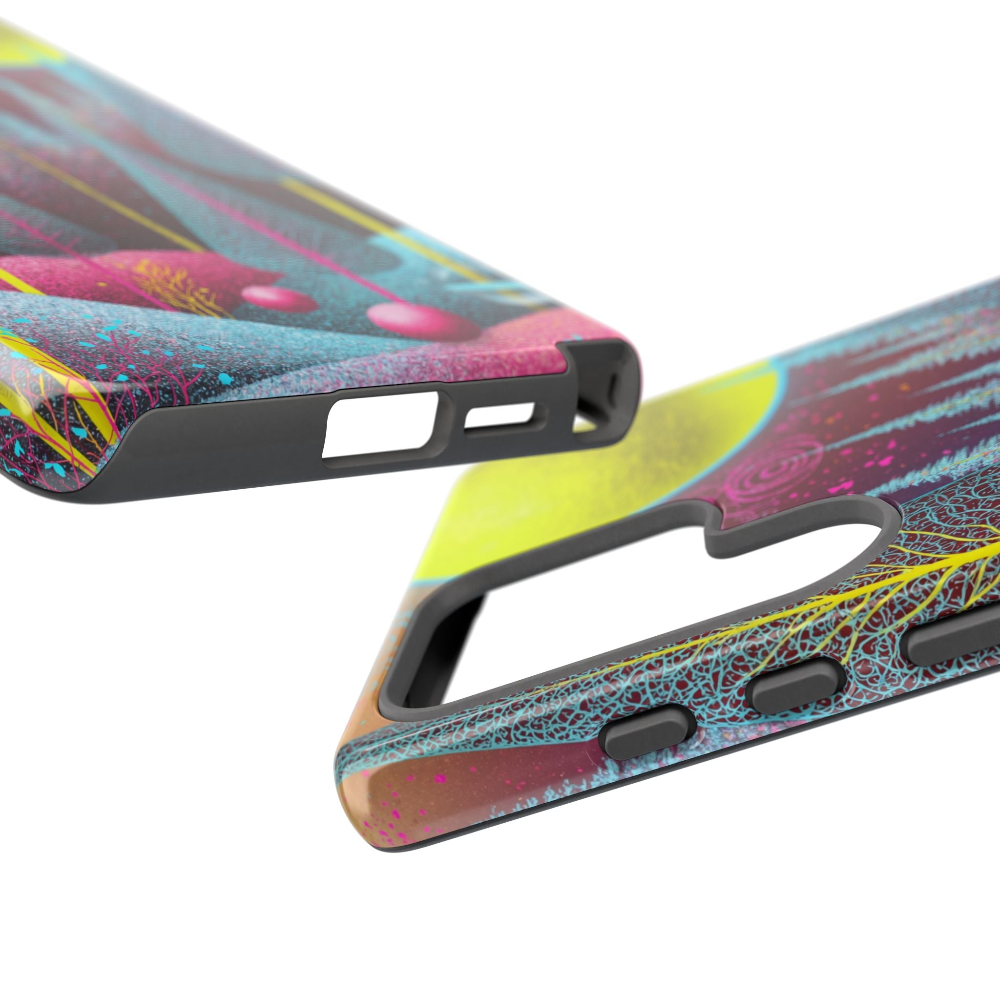 Neon Dreamscape Forest Samsung Galaxy Case