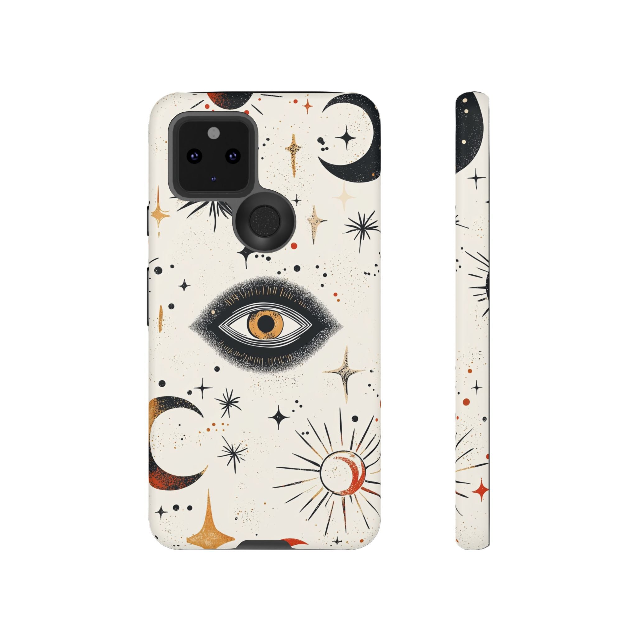 Mystic Eye Google Pixel Case | Celestial Moon & Star