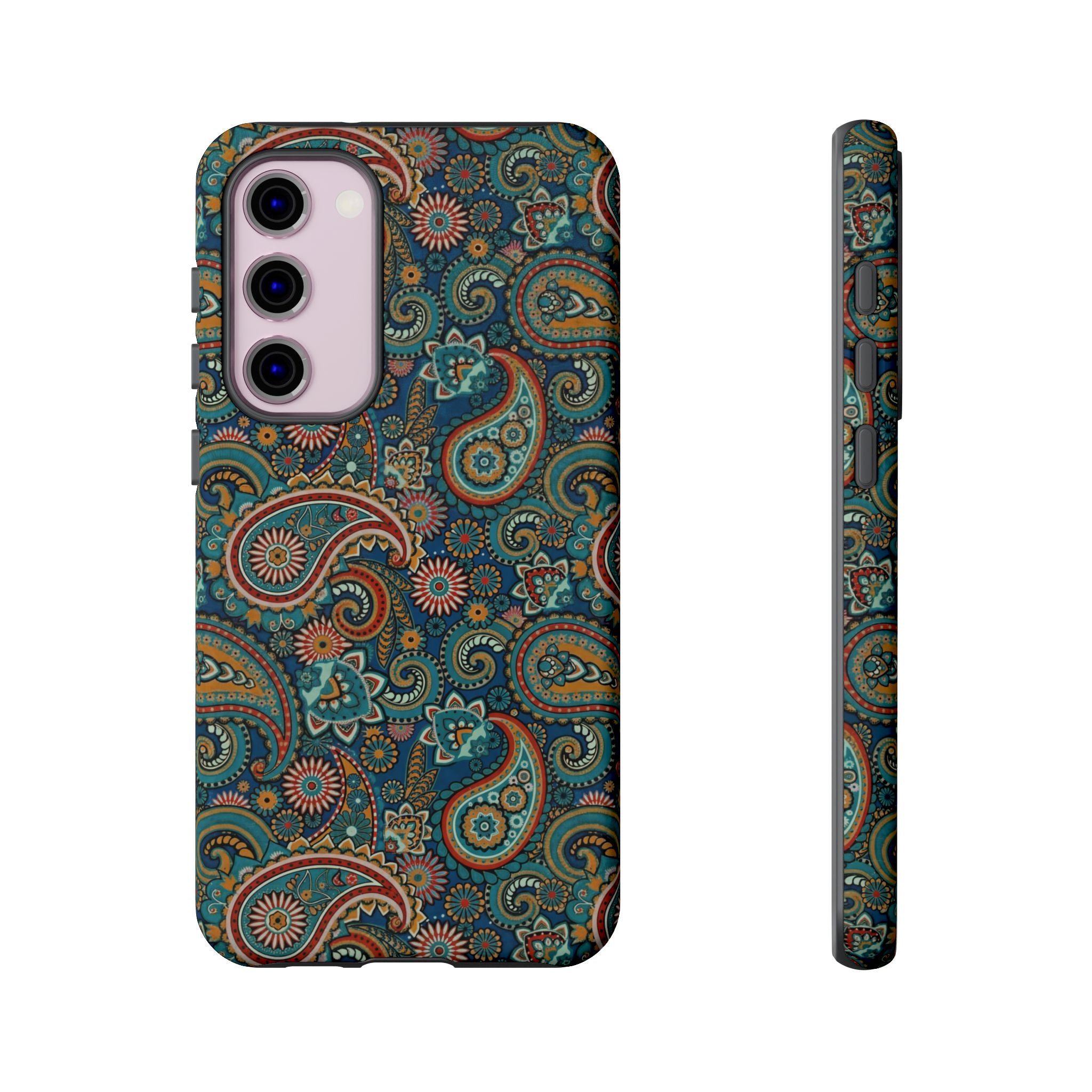 Batik Vibrant Paisley Protective Tough Samsung Galaxy Case