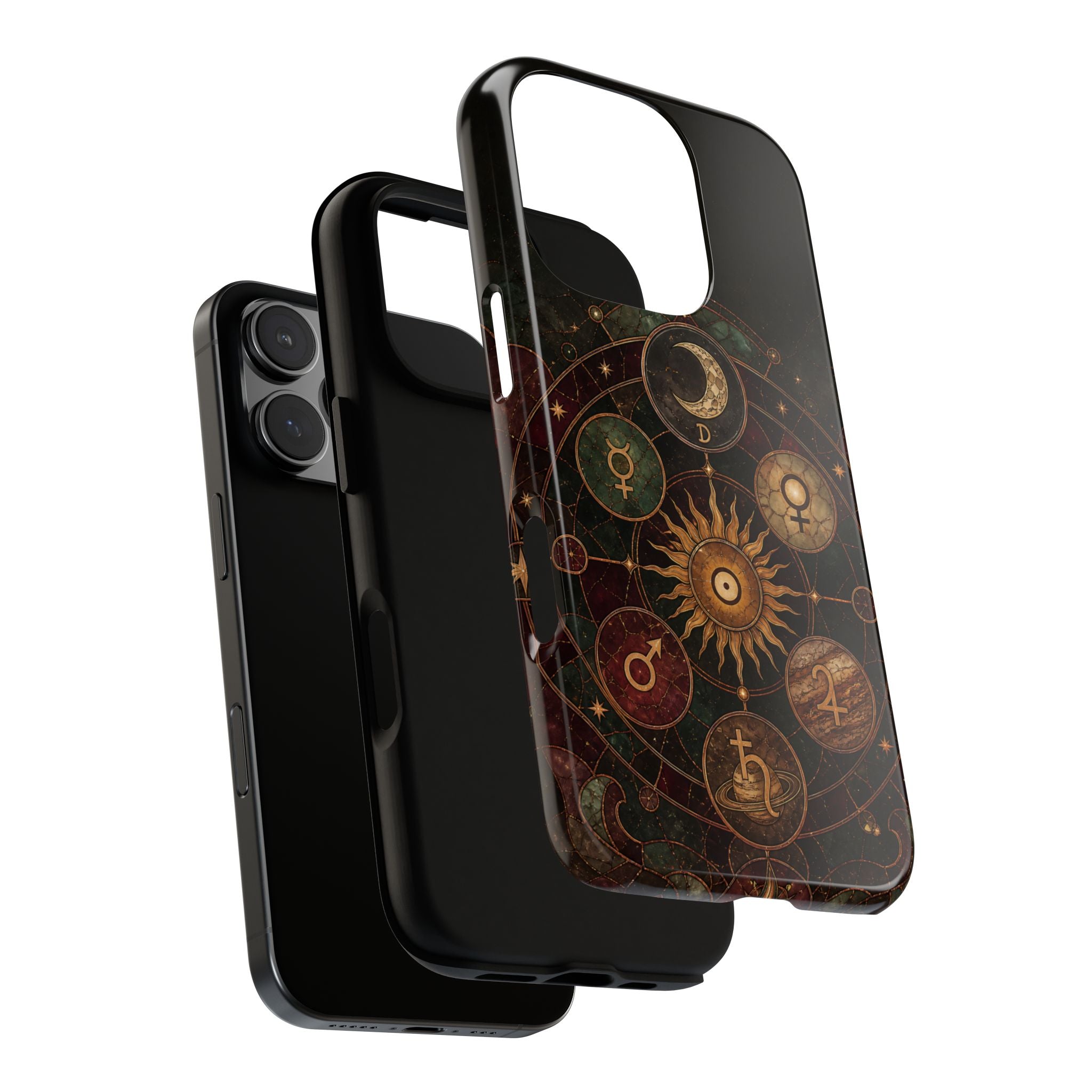 Antique Astrology iPhone Case | Celestial Chart iPhone Case