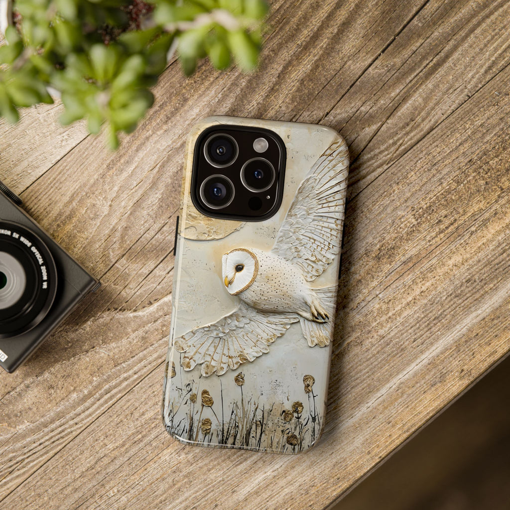 Barn Owl iPhone Case — Elegant Flying Owl Wildlife