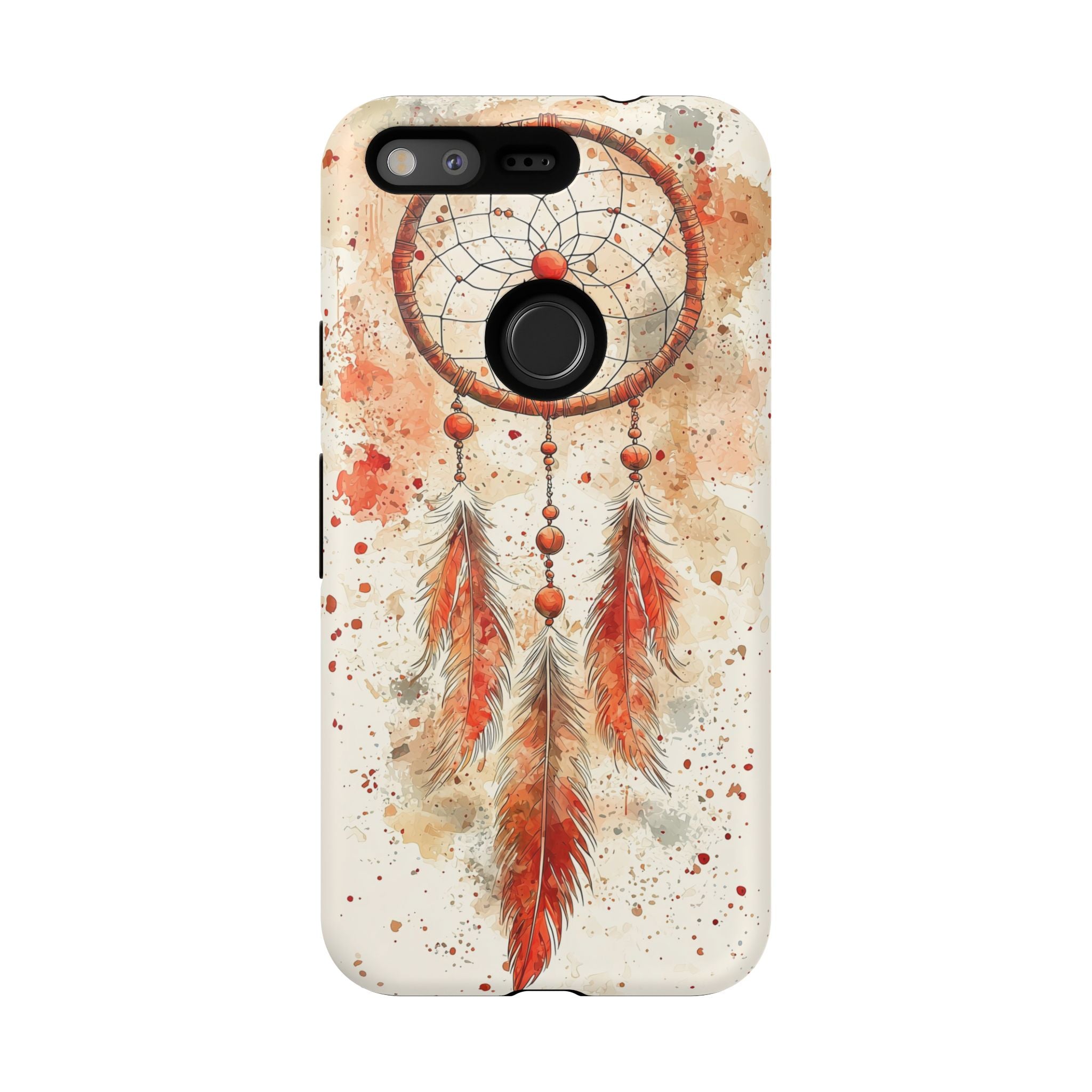 Dreamcatcher Tough Google Pixel Case | Watercolour Feather