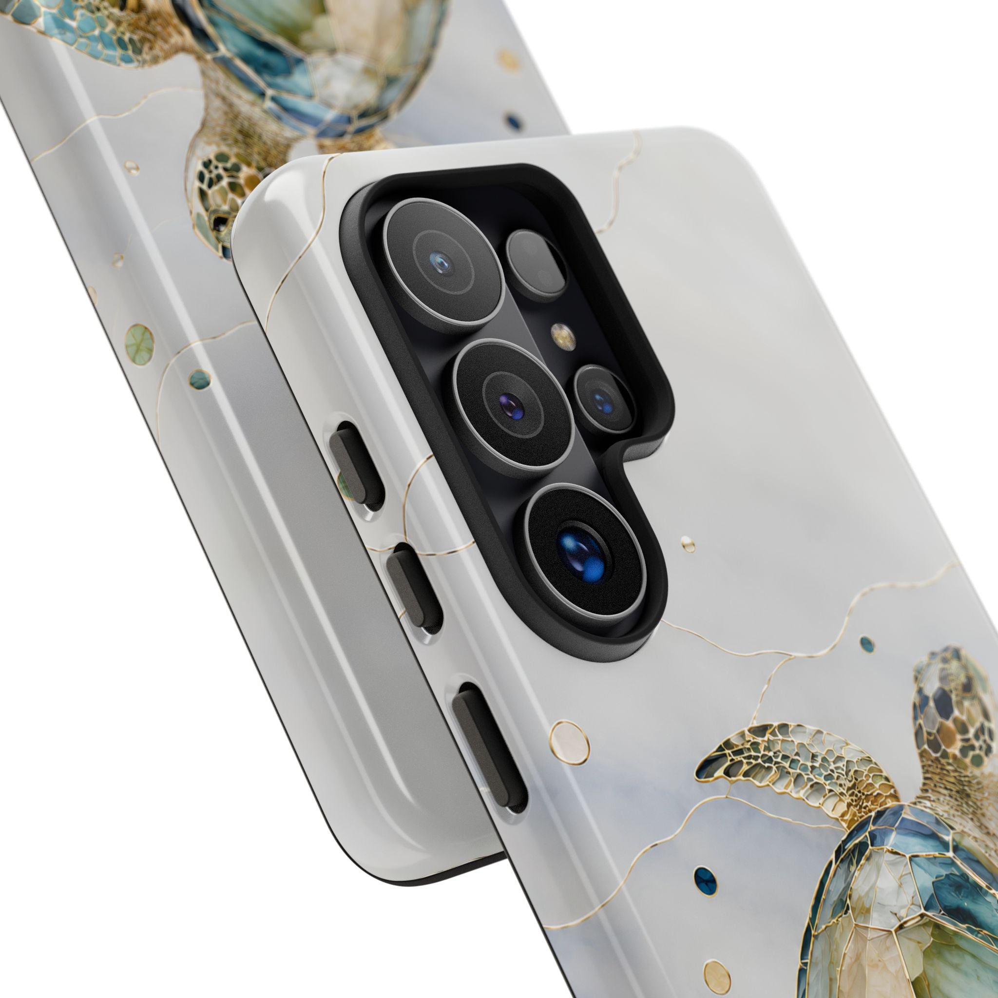 Sea Turtle Watercolor Phone Case — Ocean Animal Protective Tough Case