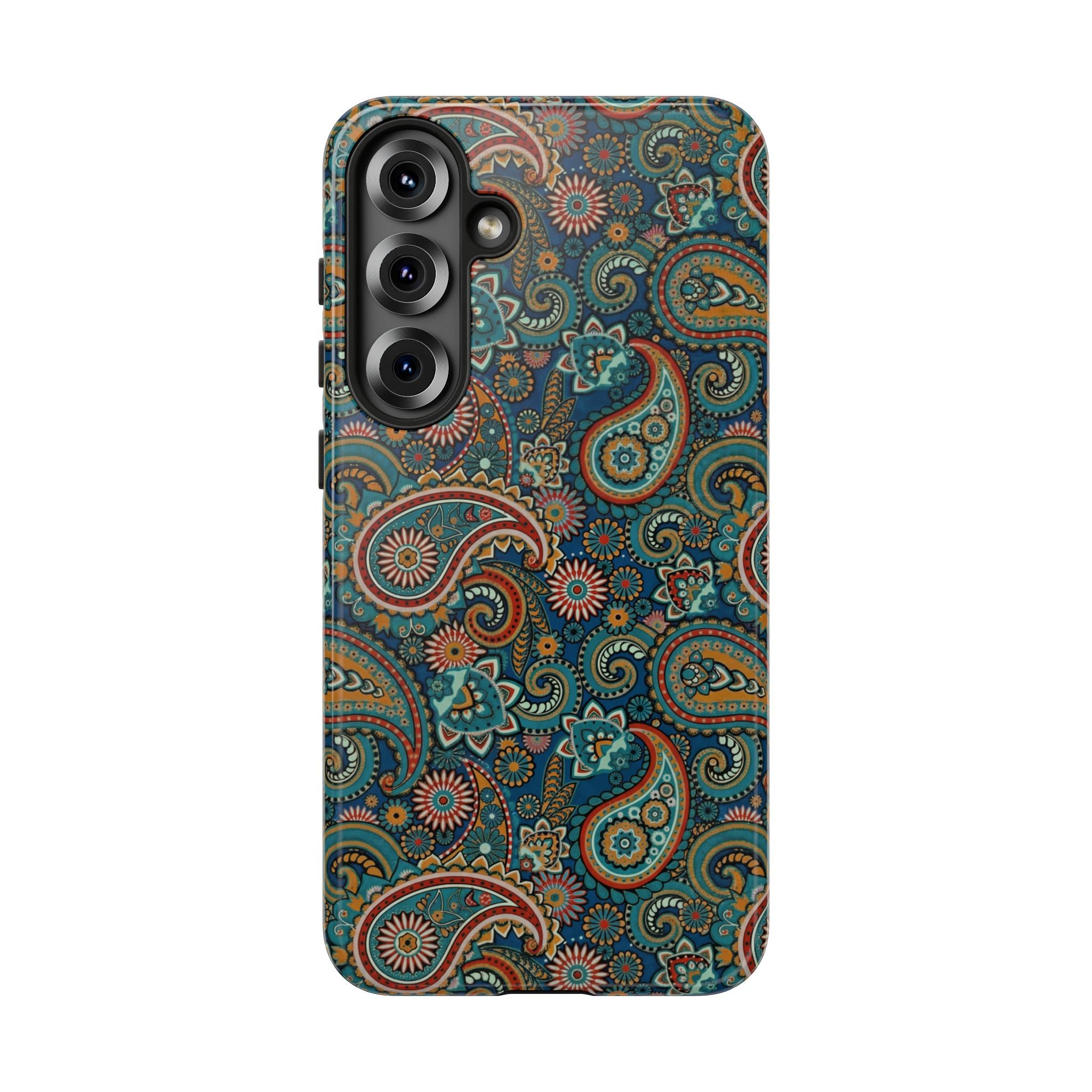 Batik Vibrant Paisley Protective Tough Samsung Galaxy Case