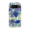 Floral Blue & Purple Tough Google Pixel Phone Case | Protective Botanical Phone Cover