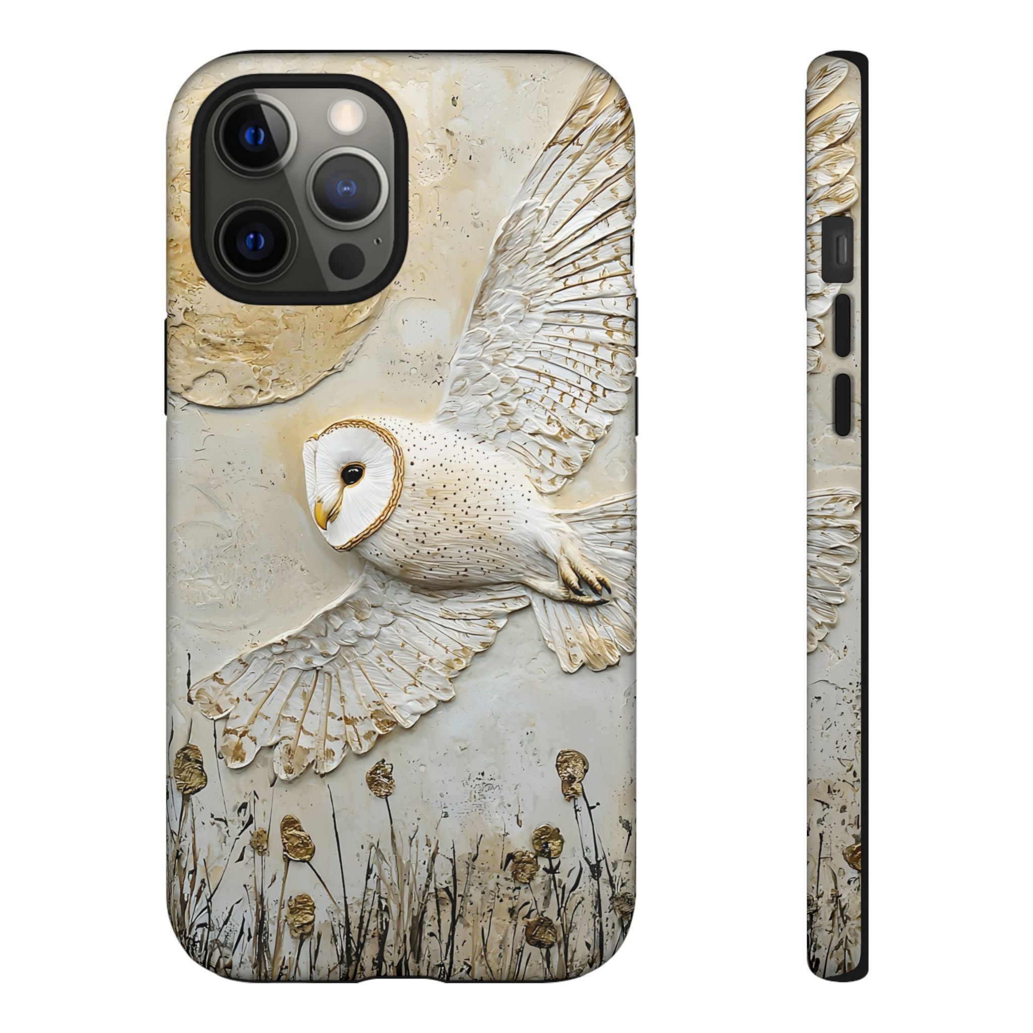 Barn Owl iPhone Case — Elegant Flying Owl Wildlife