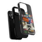 London Travel iPhone Case Aesthetic Sticker Collage Cute Retro City Cover