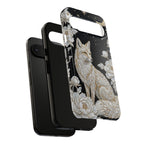 Mystic Fox Moon Google Pixel Phone Case | Celestial Floral iPhone Cover