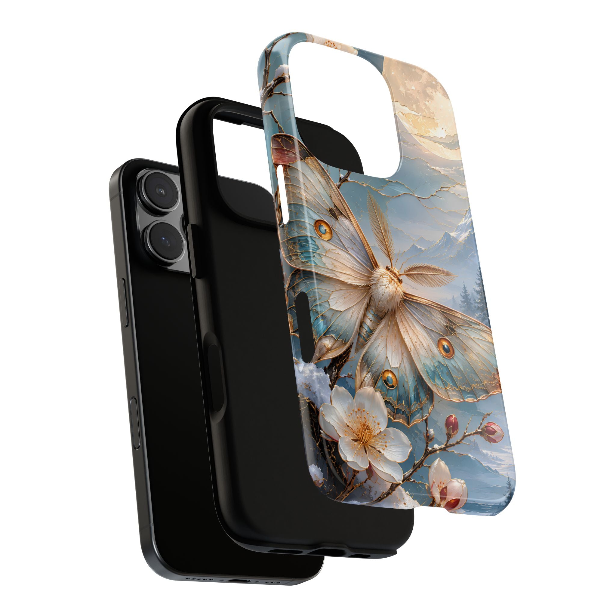 Luna Moth iPhone Case | Cherry Blossom iPhone Case