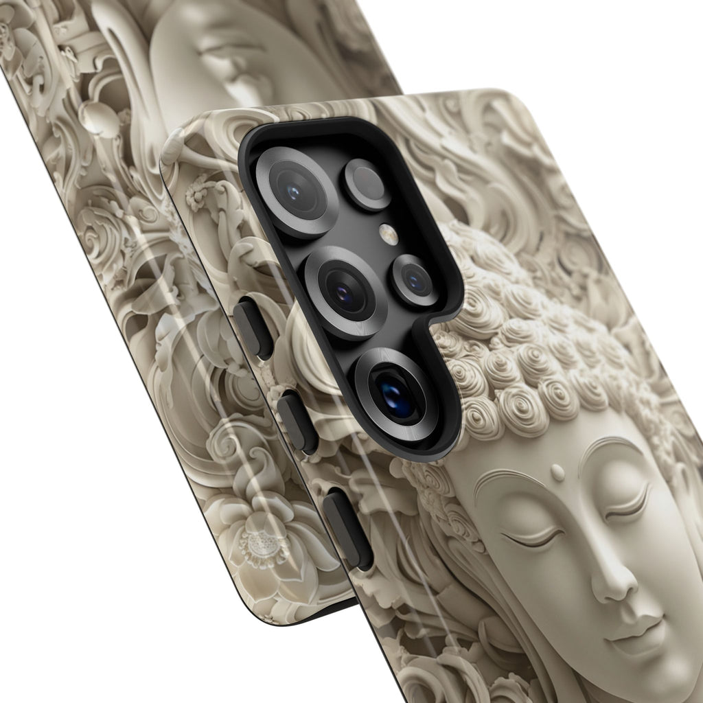 Buddha Relief Samsung Galaxy Case — Serene Zen Protective Phone Cover