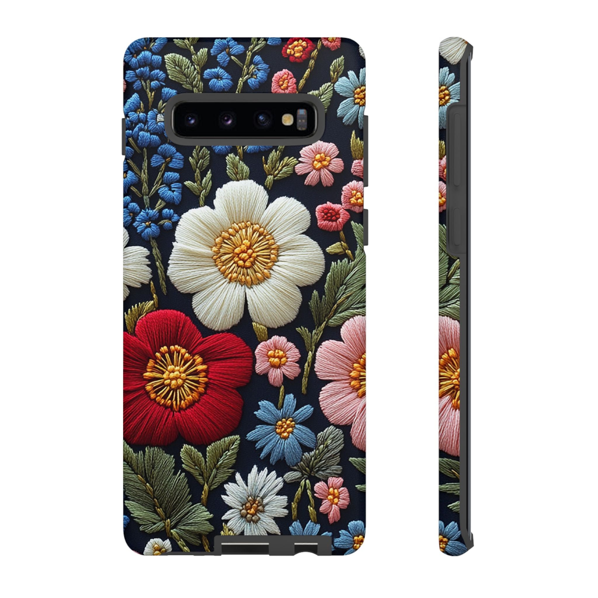 Floral Embroidered Garden Samsung Galaxy Case