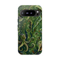 Octopus Tough Google Pixel Phone Case | Jewel Green Ocean Animal Cover