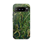 Octopus Tough Google Pixel Phone Case | Jewel Green Ocean Animal Cover