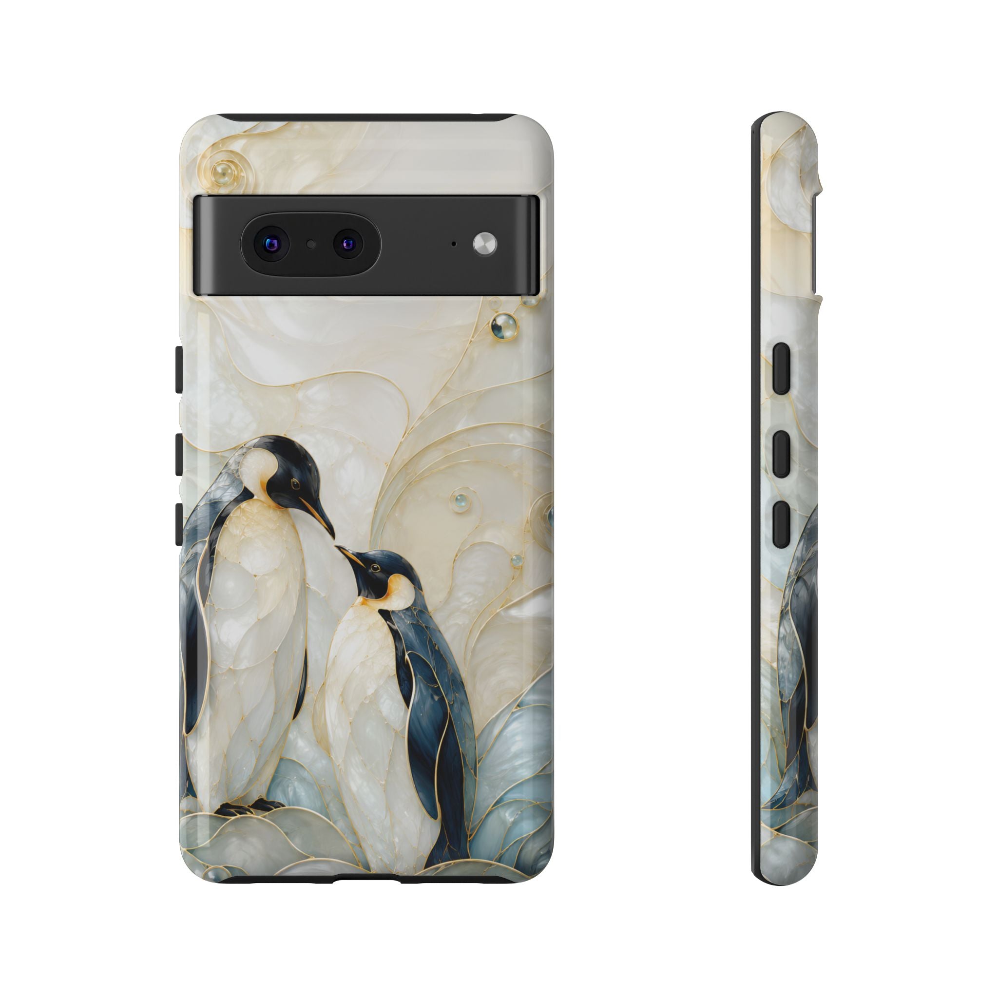 Penguin Google Pixel Phone Case | Cute Penguin Couple Phone Case