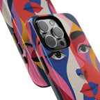 Abstract Colourful Face iPhone Case | Vibrant Pop Art