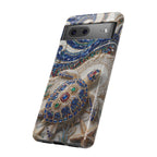 Sea Turtle Mosaic Google Pixel Phone Case – Decorative Ocean Art Protective Case