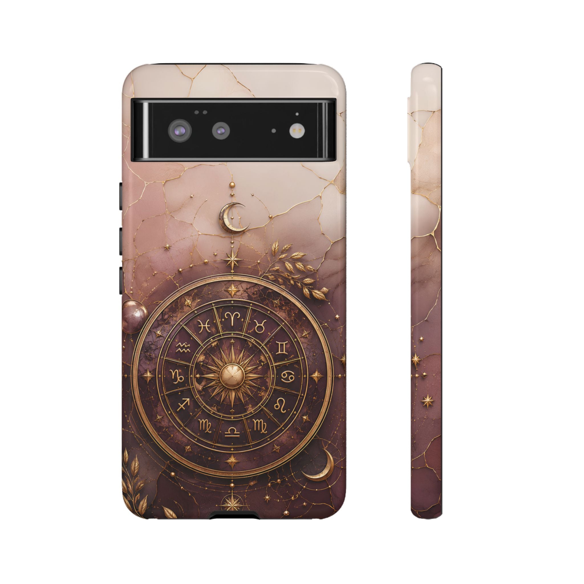 Zodiac Wheel Google Pixel Phone Case | Celestial Astrology Phone Case