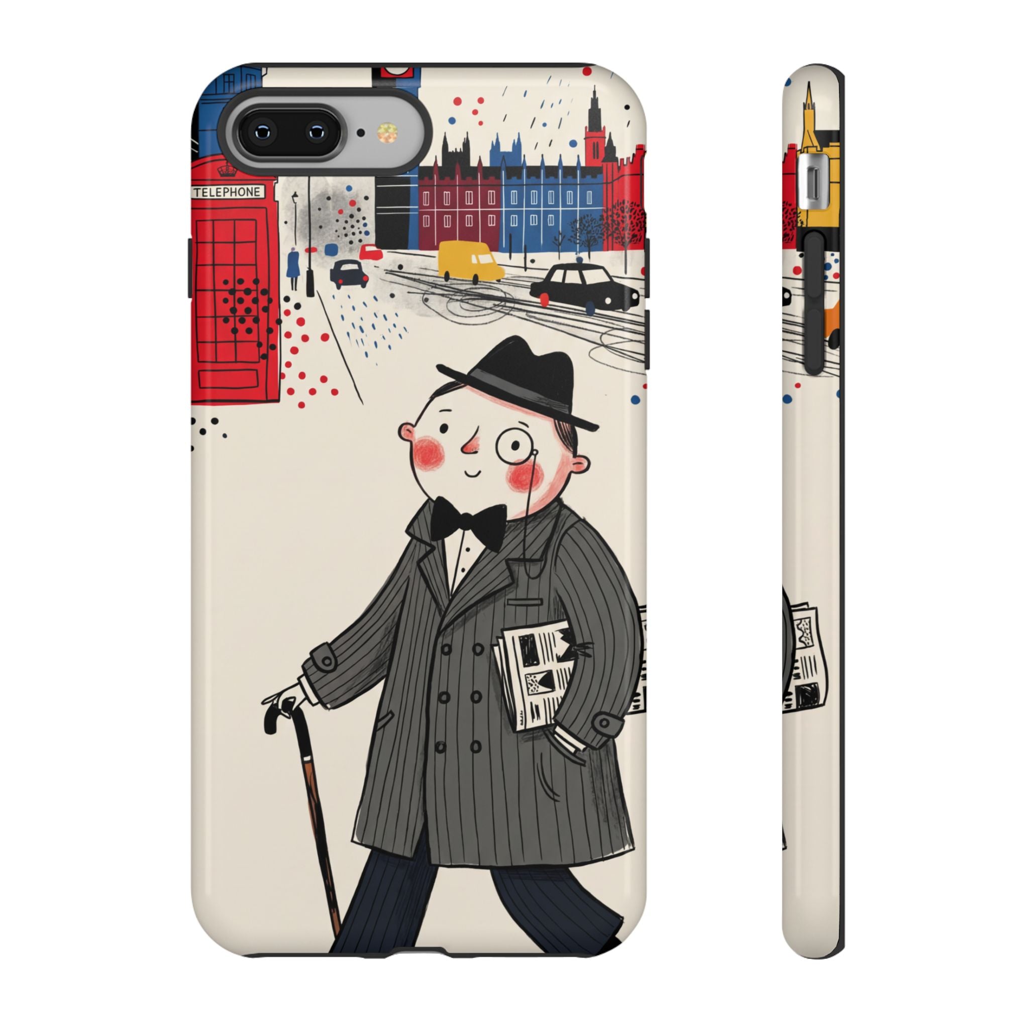 Detective in London iPhone Case