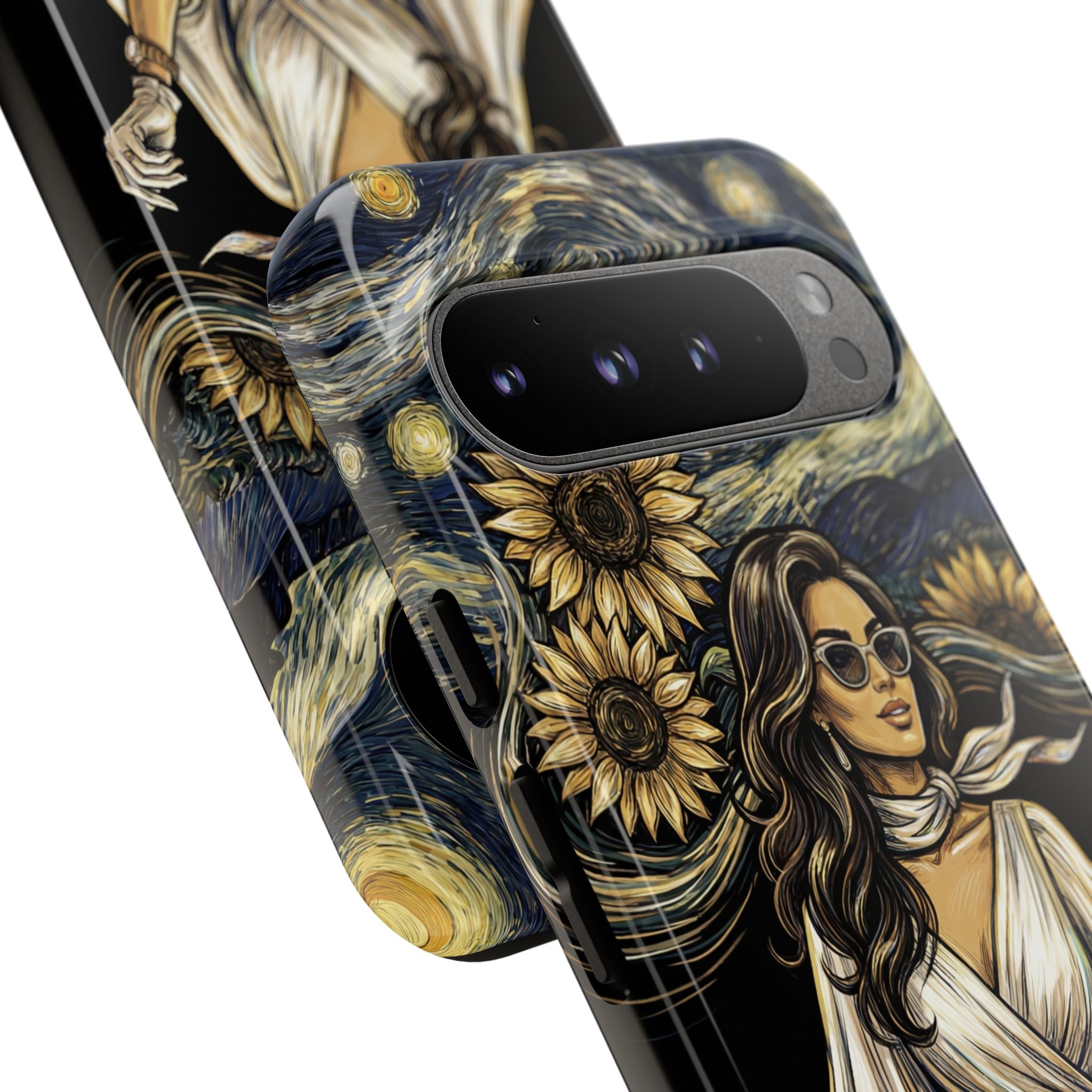 Van Gogh Night Sunflowers Google Pixel Phone Case | Chic Woman Art