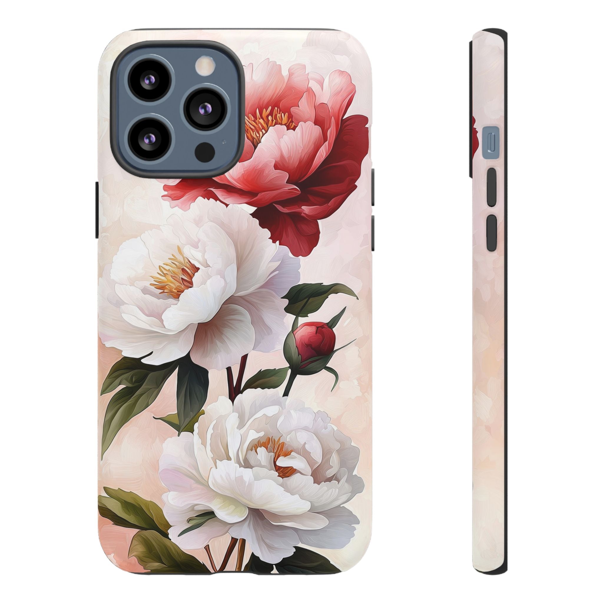 Floral Peony Tough iPhone Case