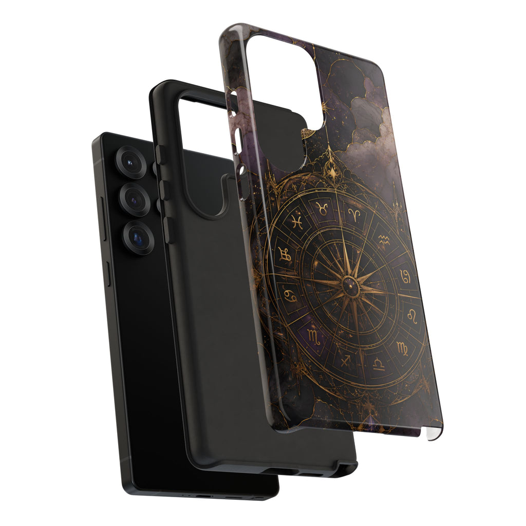 Vintage Astrology Compass Samsung Galaxy Phone Case | Celestial Zodiac Phone Case
