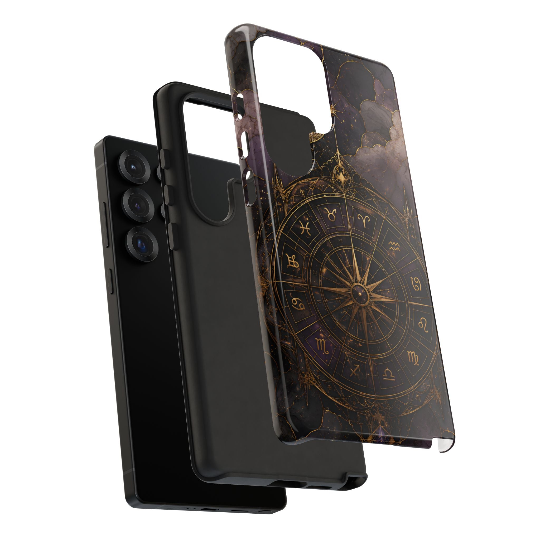 Vintage Astrology Compass Samsung Galaxy Phone Case | Celestial Zodiac Phone Case