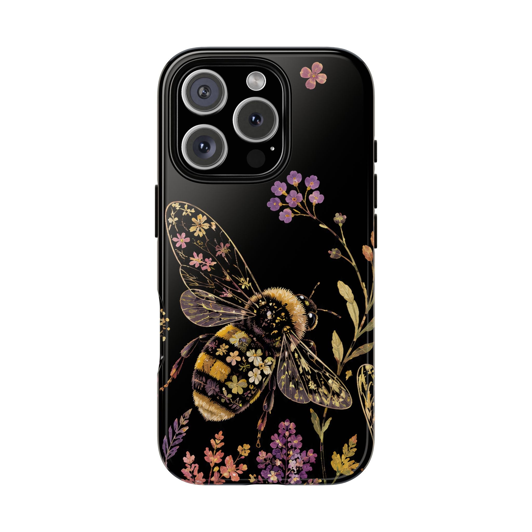 Vintage Bee Floral iPhone Case