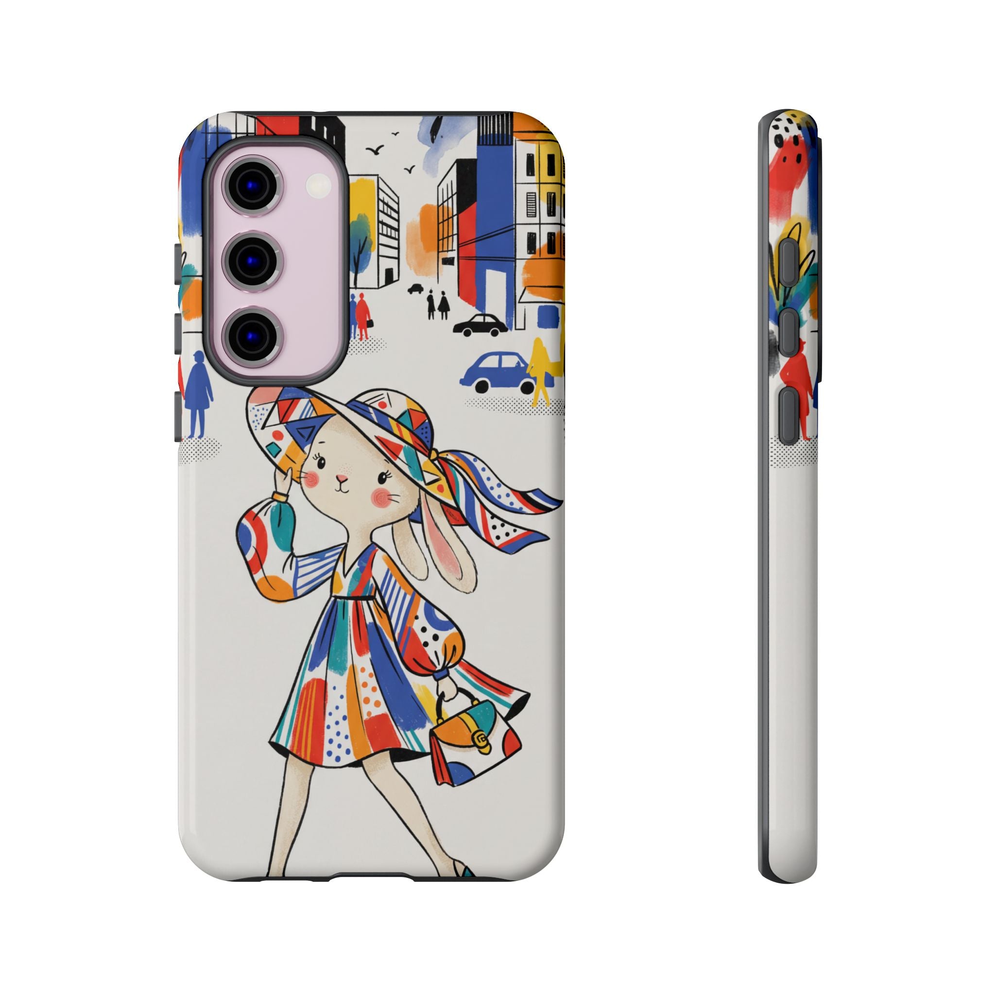 Chic Bunny City Samsung Galaxy Phone Case