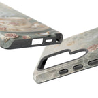 Cover per Samsung Galaxy a Tazza da tè Floreale Vintage — Elegante Cover Romantica per Smartphone