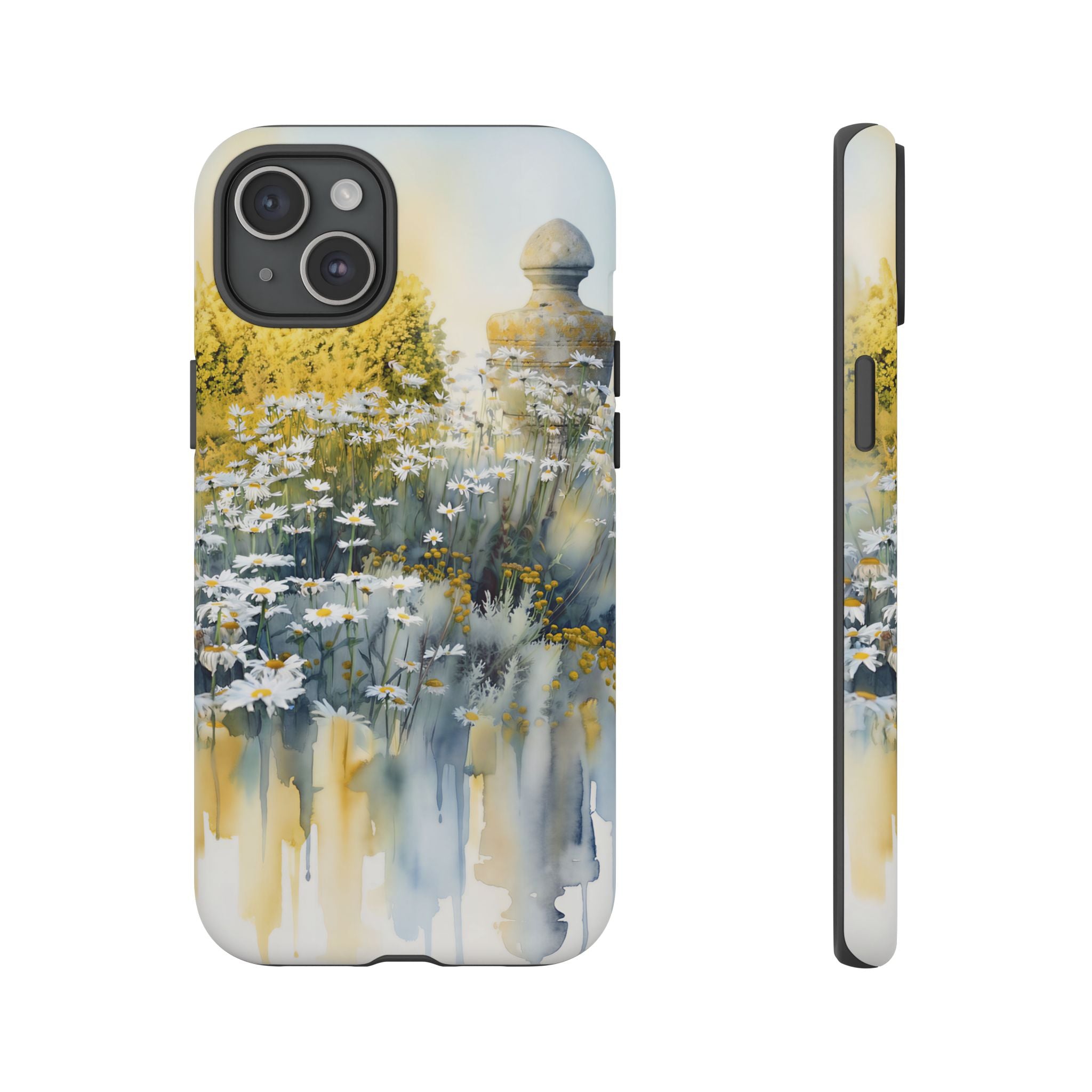 Watercolor Floral Daisy Garden iPhone Case