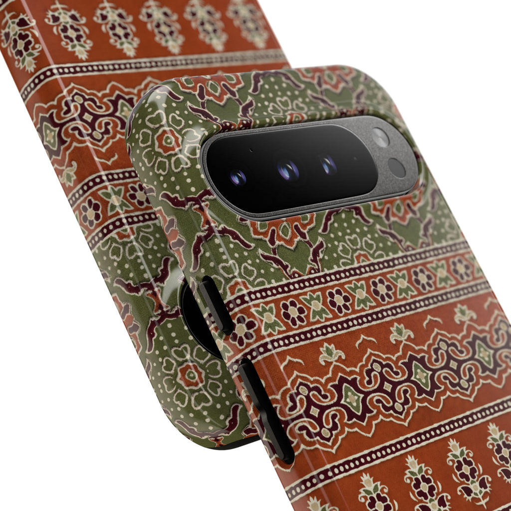 Batik Floral Protective Google Pixel Case