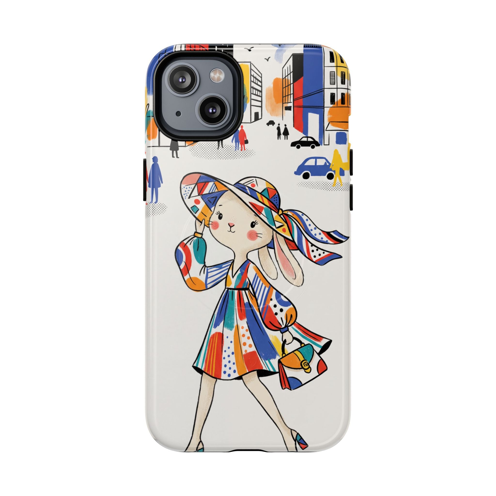 Chic Bunny City MagSafe iPhone Case