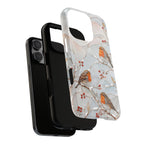 Robin Bird iPhone Case | Winter Berries iPhone Case