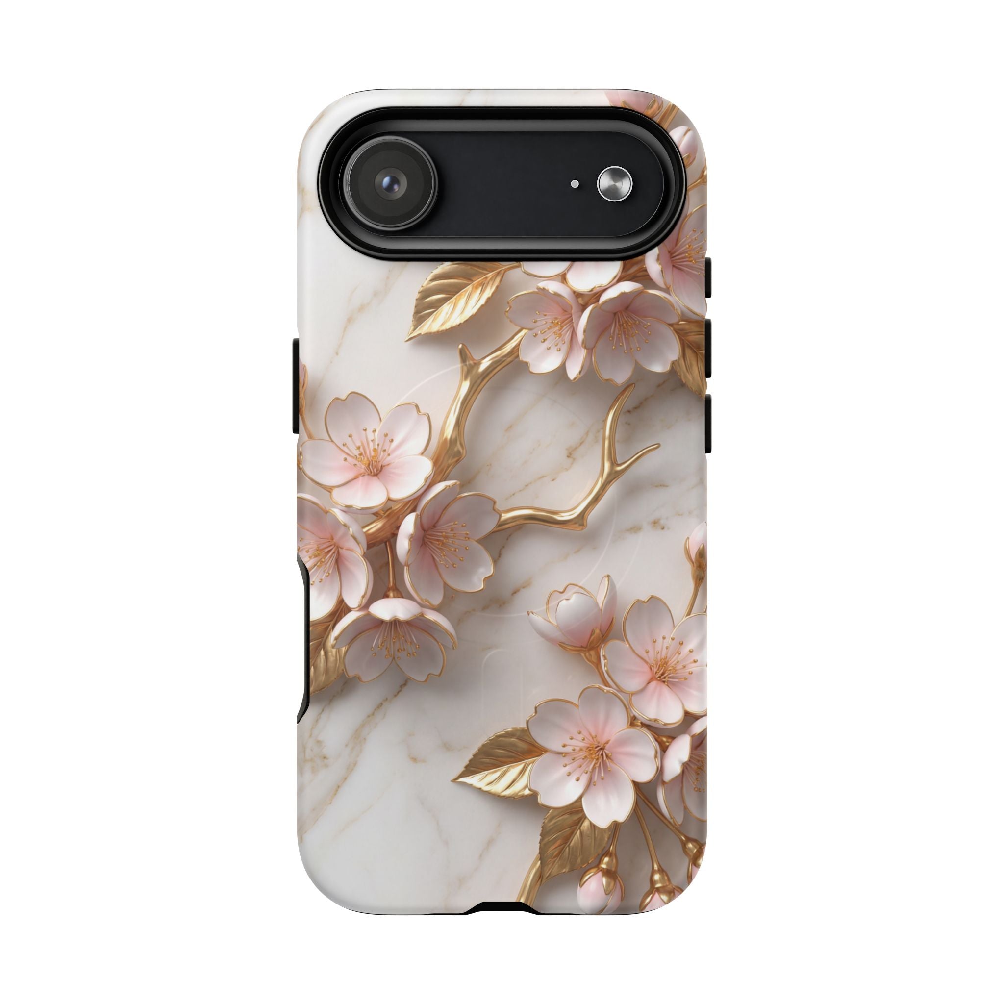 Floral Cherry Blossom MagSafe Phone Case — Tough Protective iPhone Cover