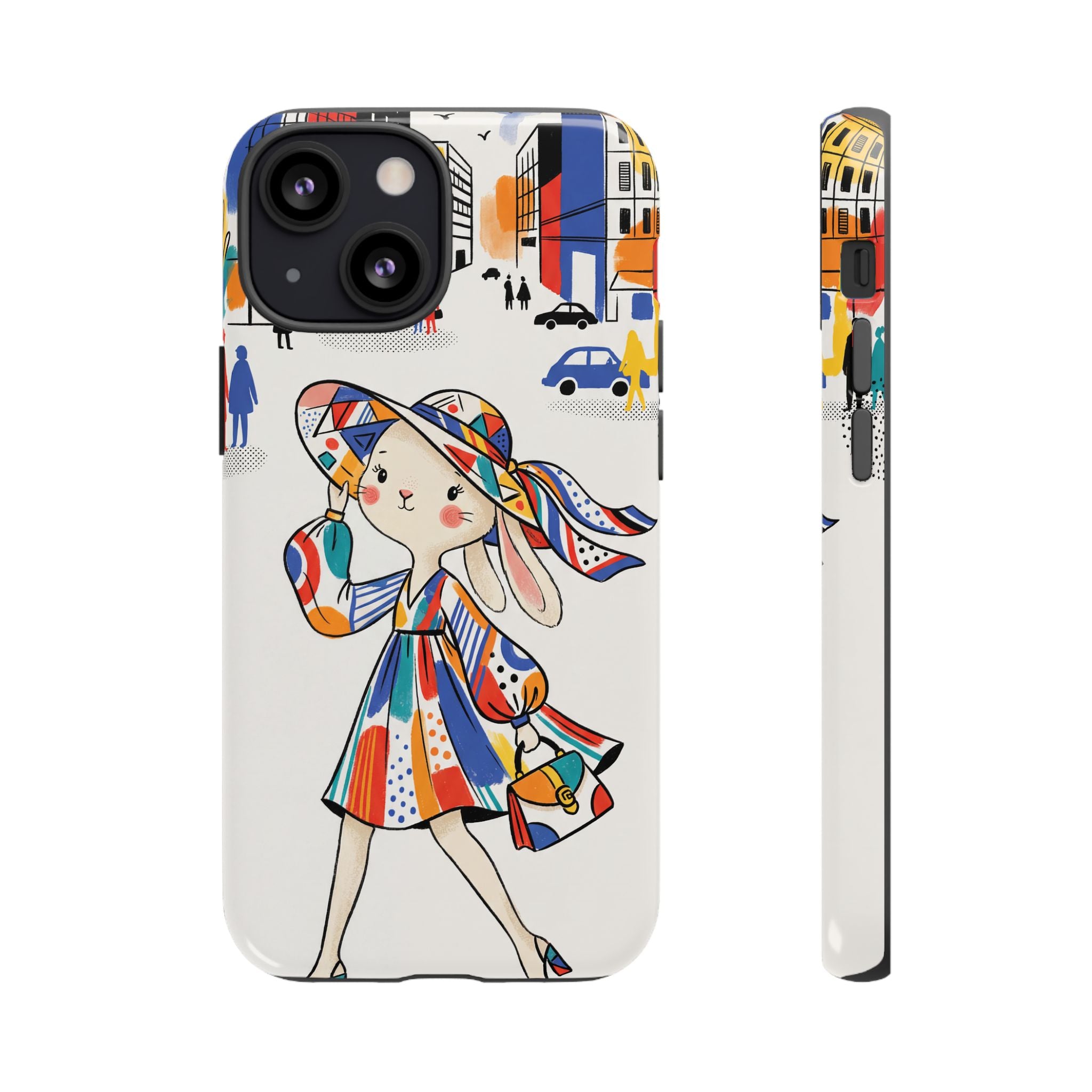 Chic Bunny City iPhone Case