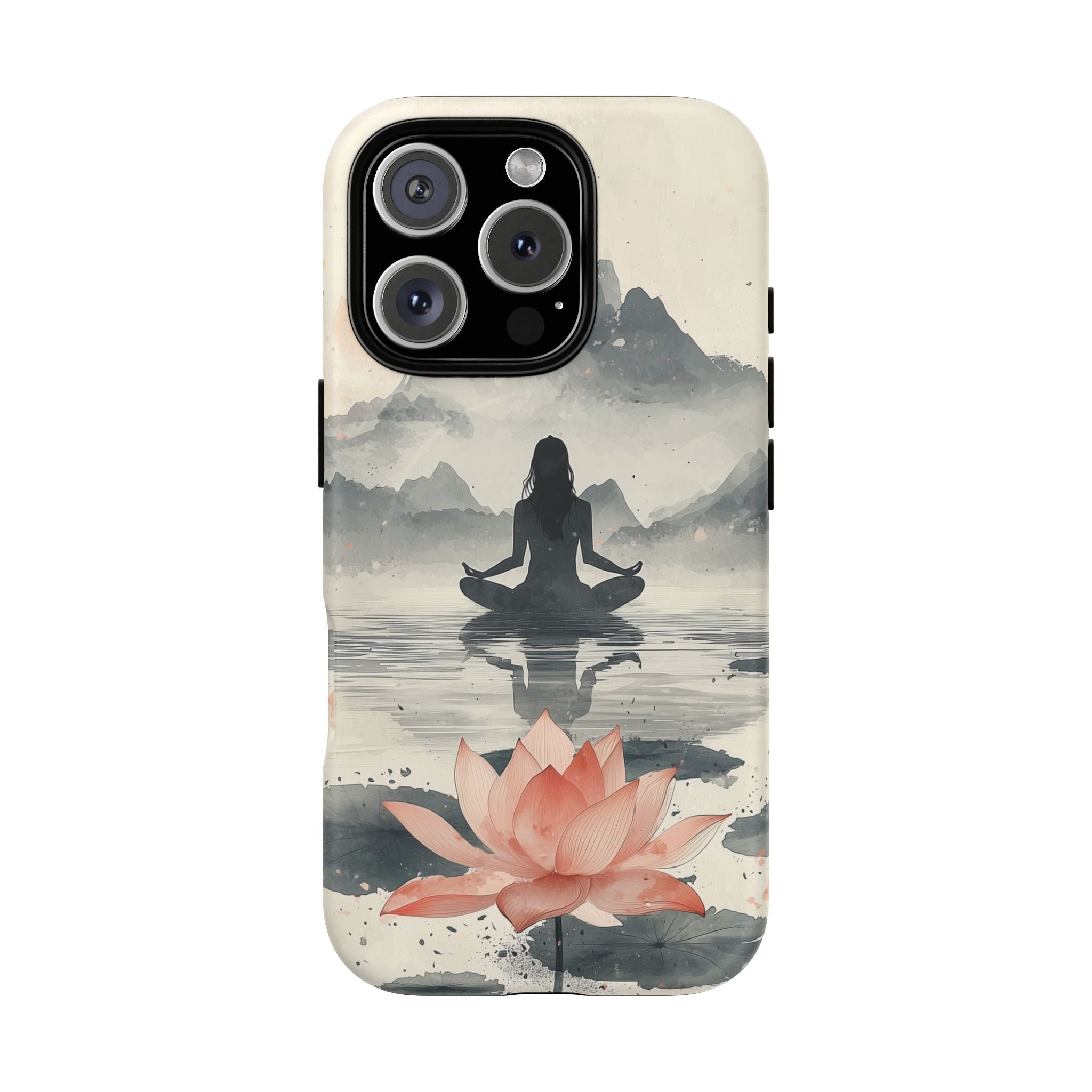 Zen Yoga Meditation Lotus MagSafe iPhone Case