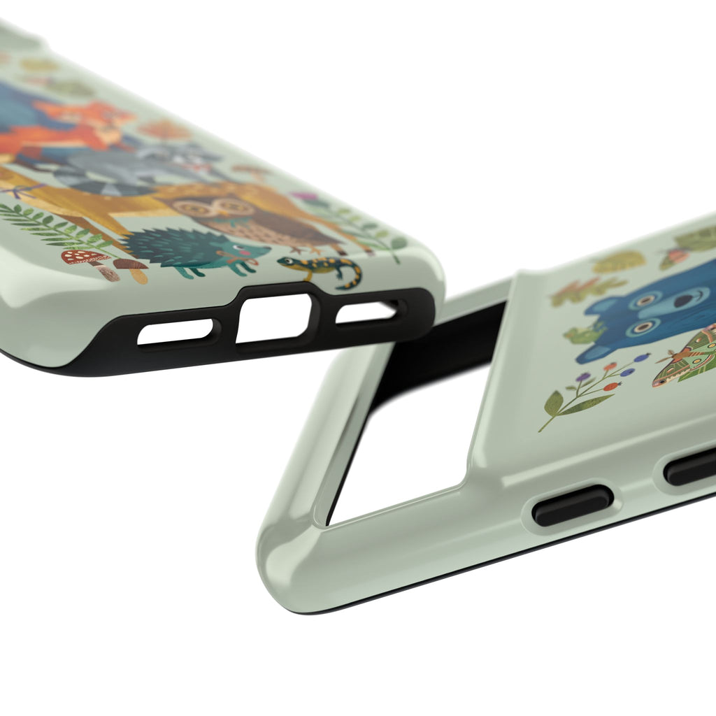 Woodland Stack Google Pixel Phone Case | Cute Bear, Fox & Owl Protective Cover