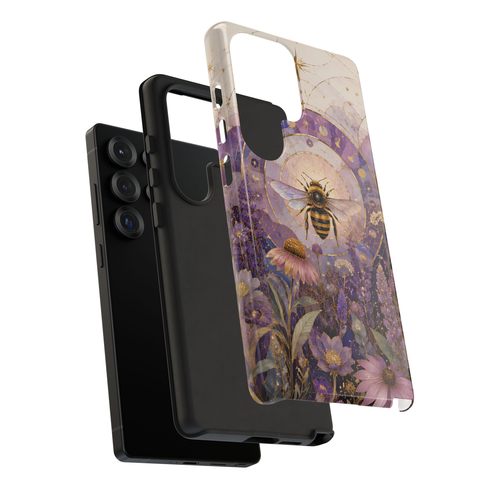Honey Bee Samsung Galaxy Phone Case | Botanical Bee Phone Case