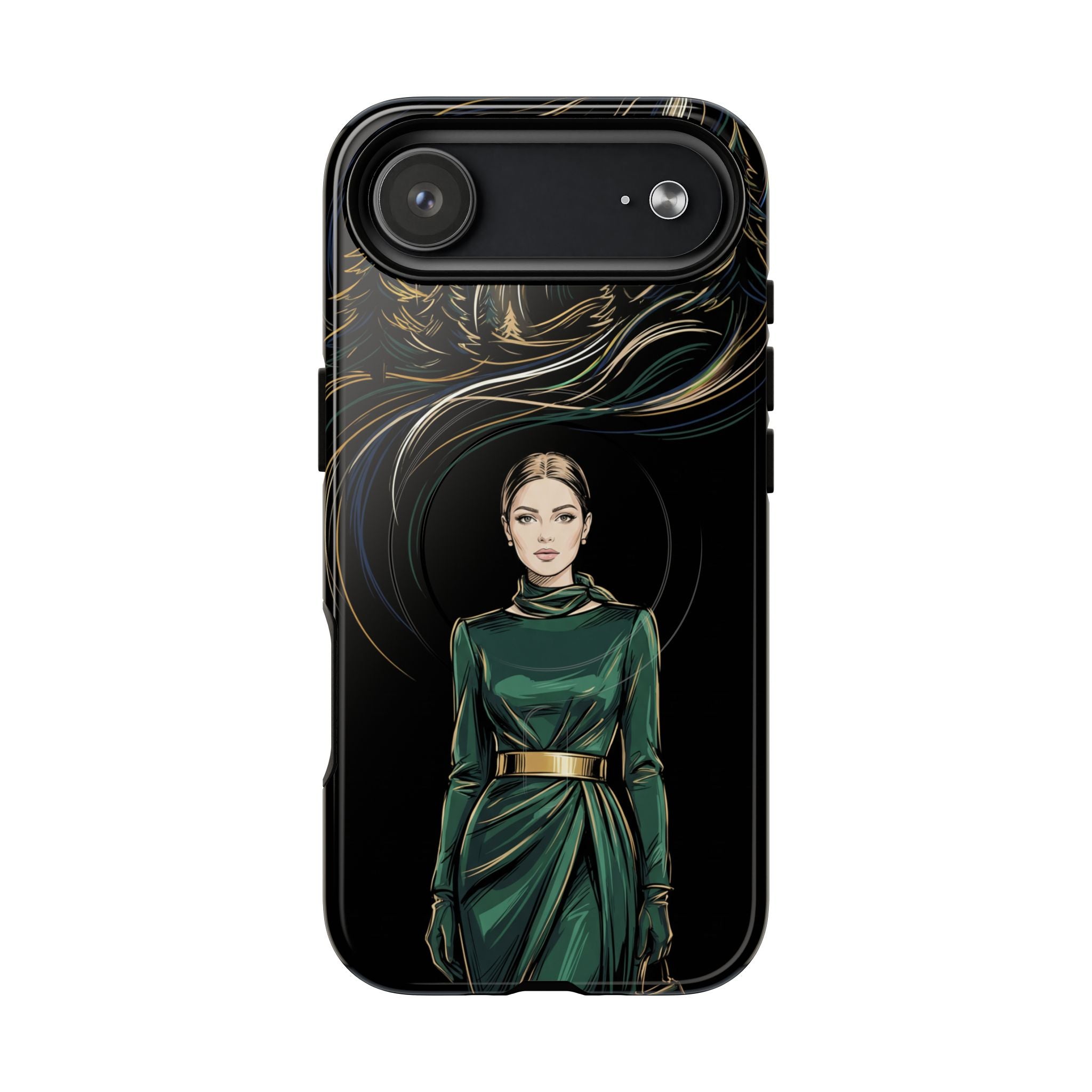 Elegant Forest Woman MagSafe iPhone Case