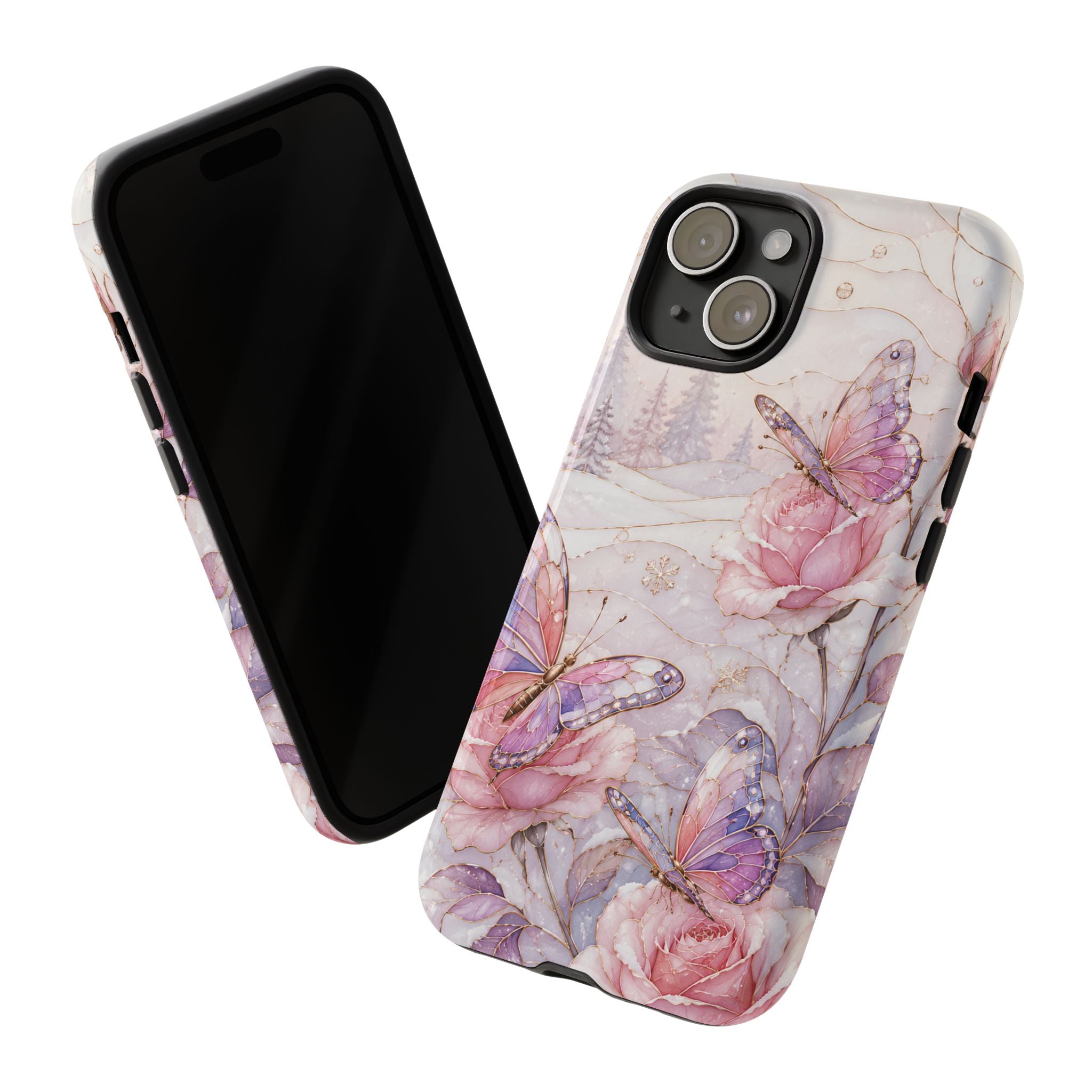 Butterfly Rose iPhone Case | Floral iPhone Case
