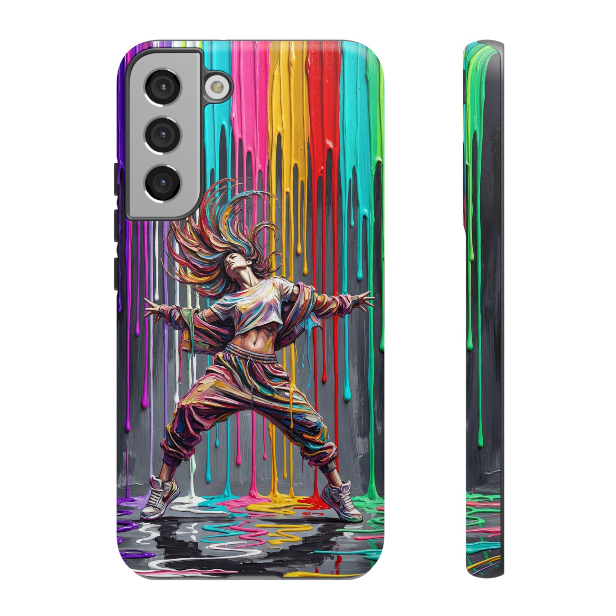 Samsung Galaxy Phone Case | Colorful Street Dance Drip Design