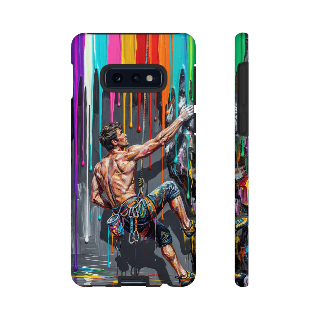 Colourful Rock Climber Art Protective Samsung Galaxy Phone Case