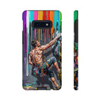 Colourful Rock Climber Art Protective Samsung Galaxy Phone Case