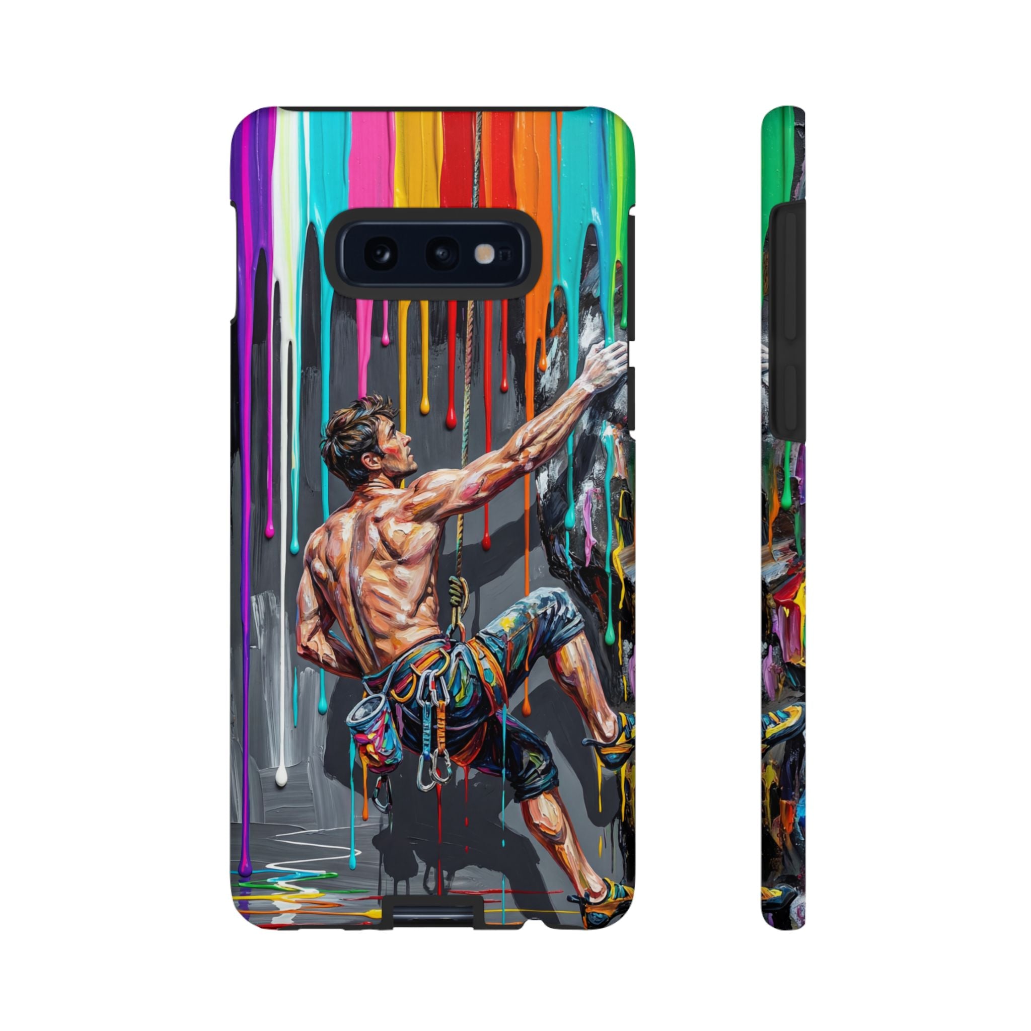 Colourful Rock Climber Art Protective Samsung Galaxy Phone Case