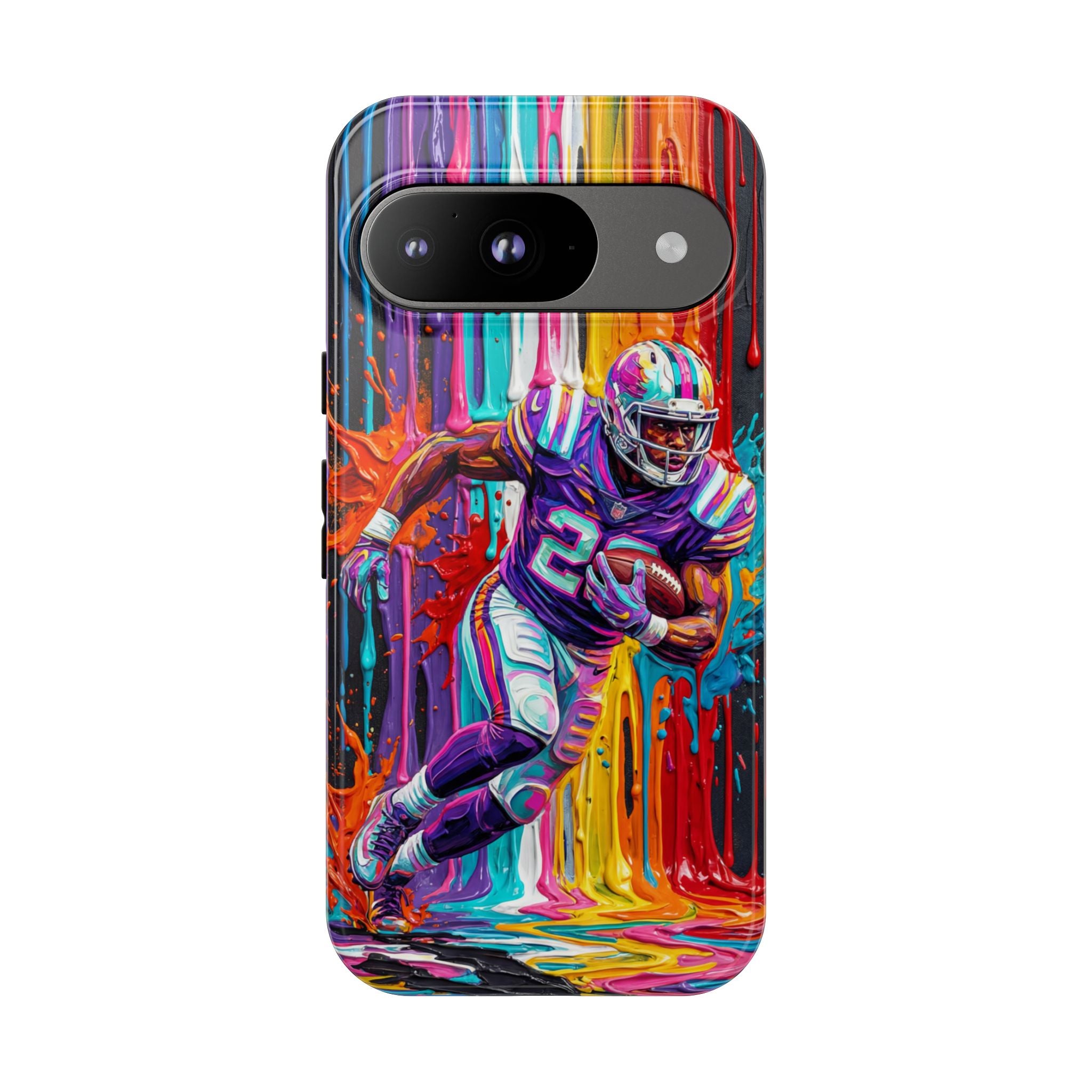 Vibrant American Football Runner Google Pixel Phone Case
