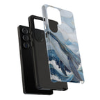 Blue Whale Samsung Galaxy Phone Case | Ocean Wave Phone Case