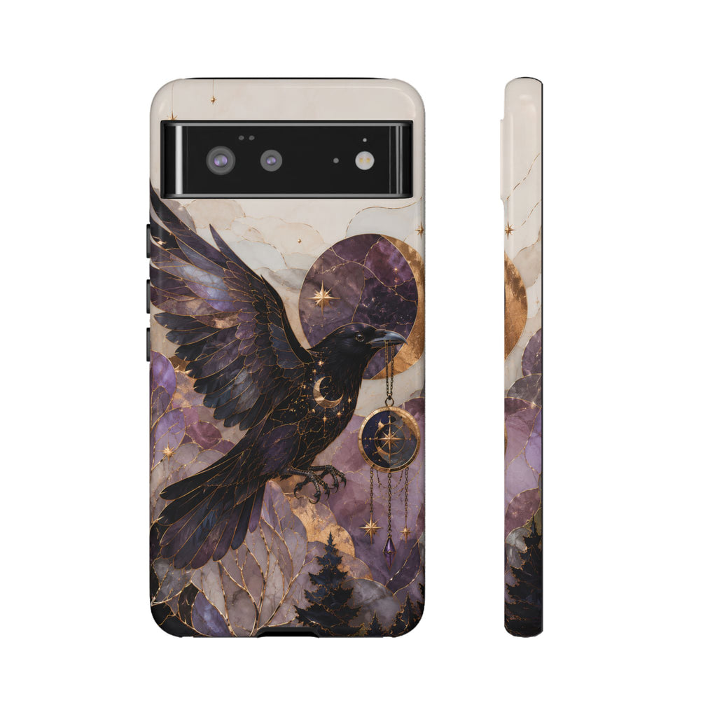 Raven Google Pixel Phone Case | Gothic Bird Phone Case