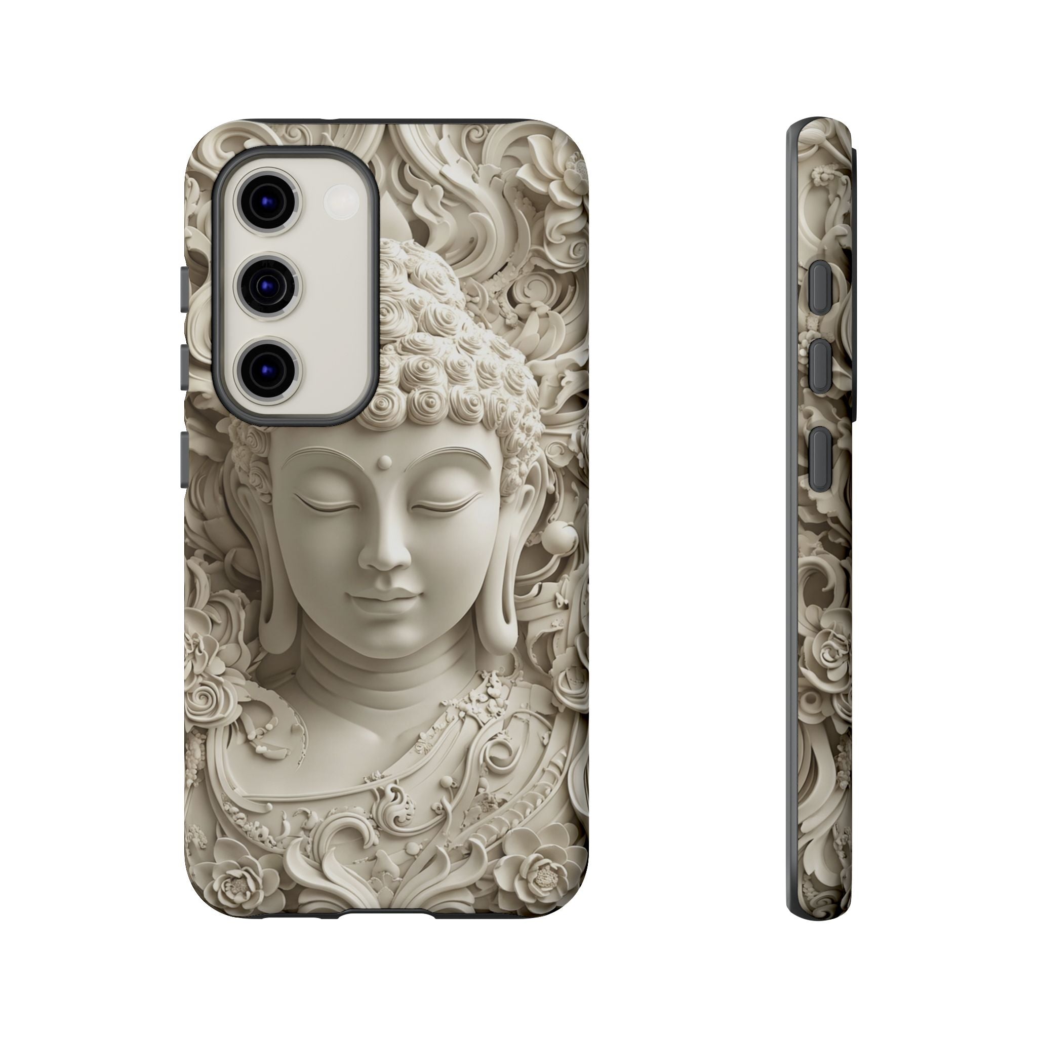 Buddha Relief Samsung Galaxy Case — Serene Zen Protective Phone Cover