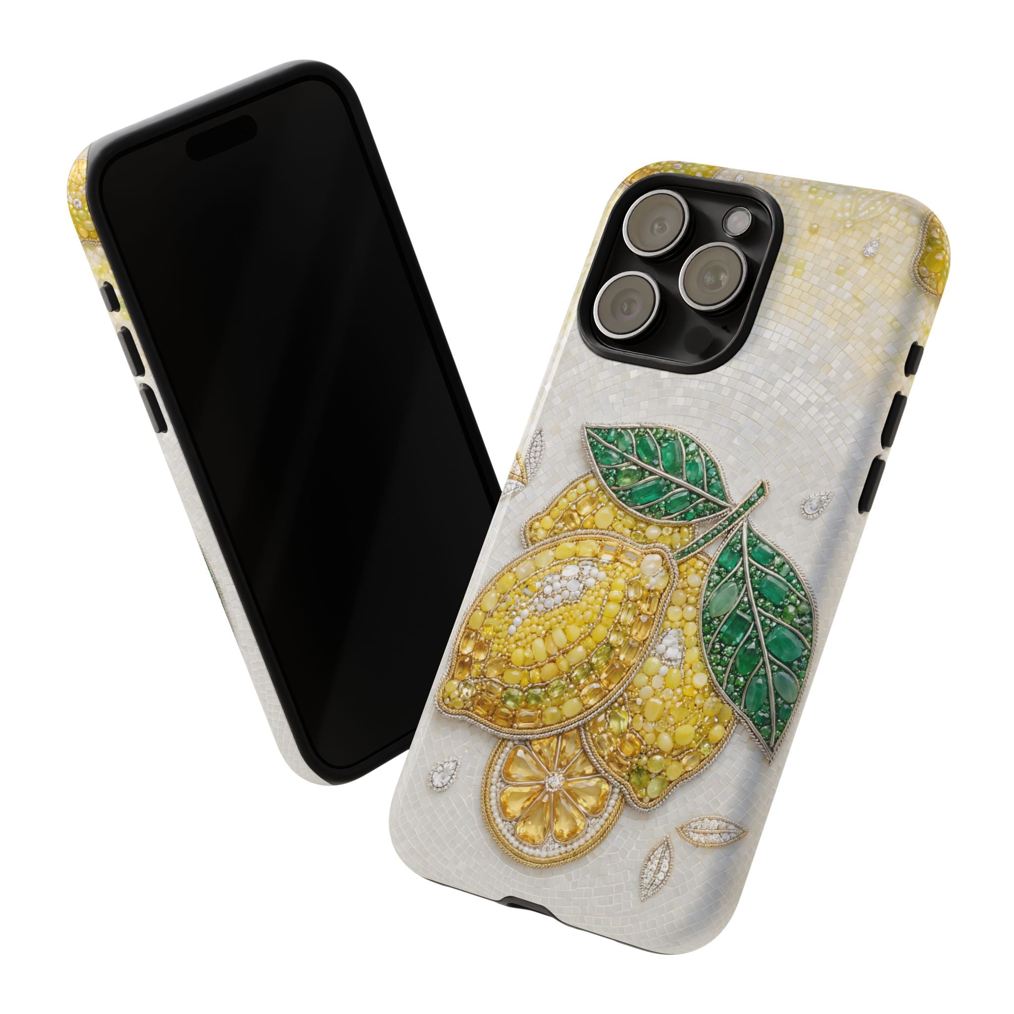 Luxe Lemon Jewel iPhone Case